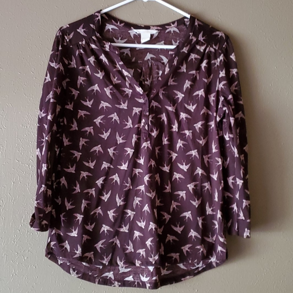 Marron blouse